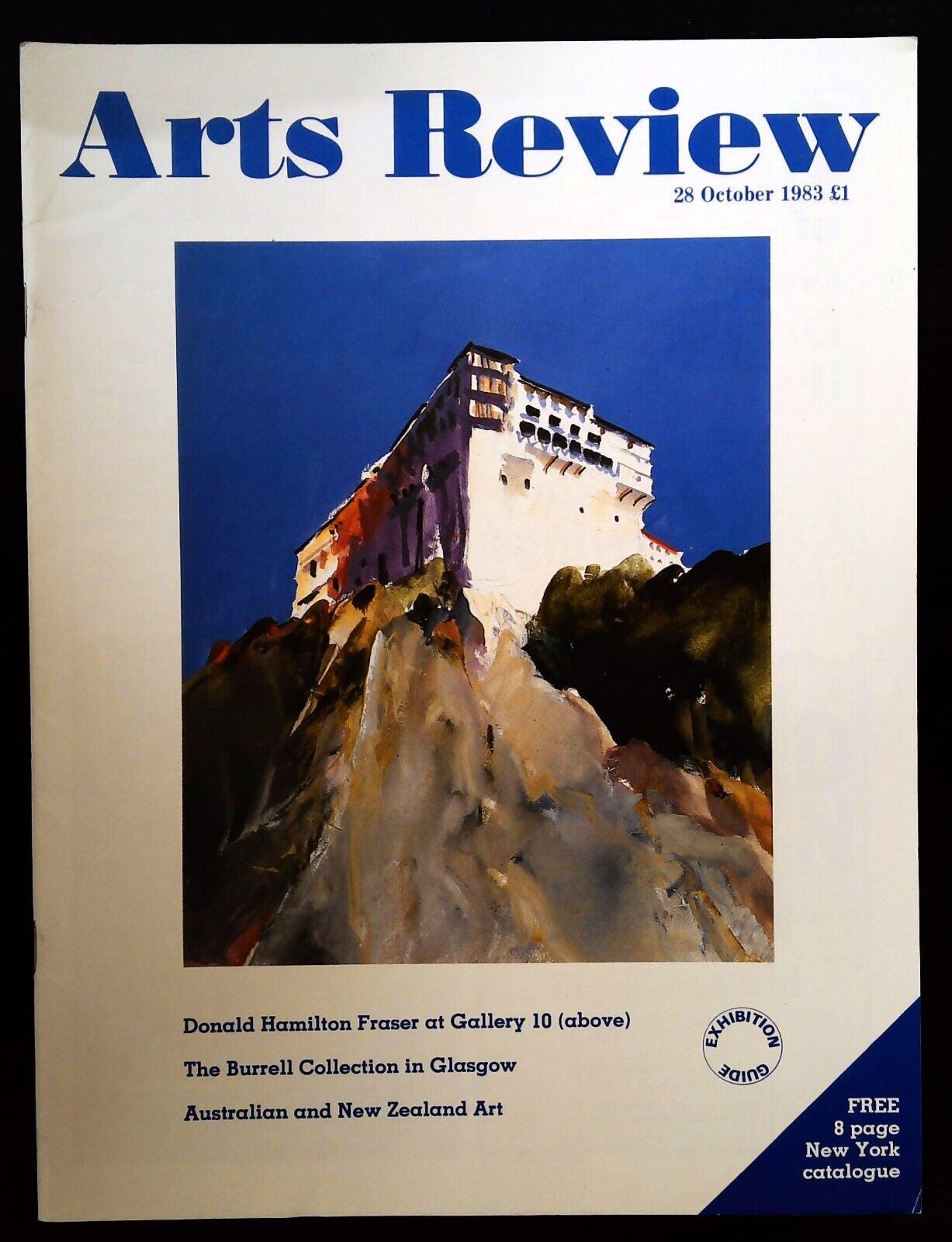 Primary image for Arts Review Magazine October 28 1983 mbox1441 Donald Hamilton