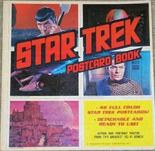 Star Trek Classic TV Series Large Trade Postcard Book 1977 NEW COMPLETE - $24.18