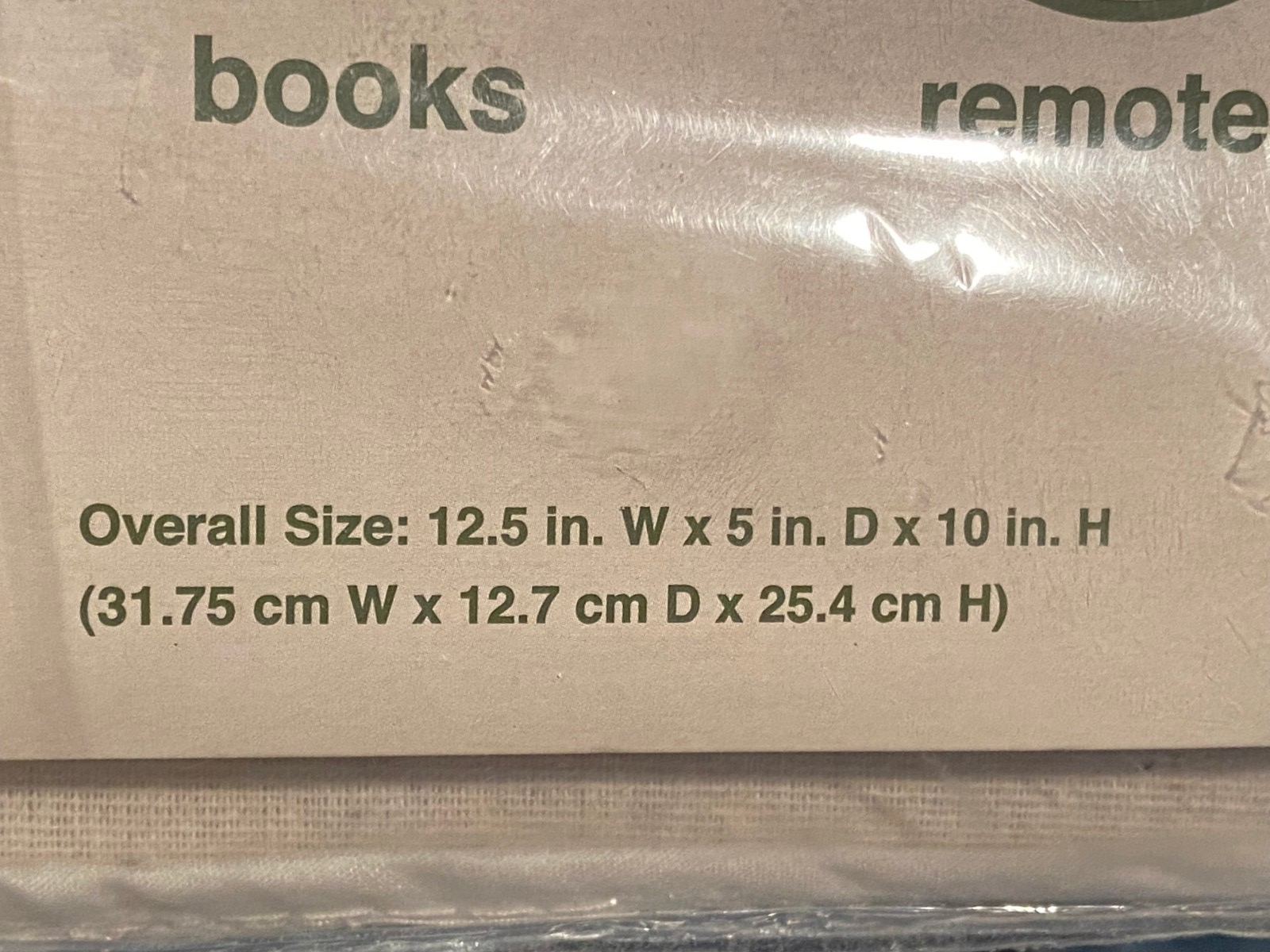 Canvas Bedside Organizer 12.5" X 5" X 10" NEW s1 Item image 4
