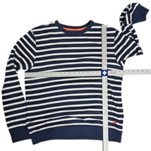 Brooks Brothers Navy White Striped Sweater 100% Cotton Size M image 5