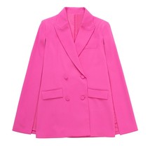 White Sleeveless Cloak Jacket Coat Spring Fashion Turn Down Collar Pockets Sleev - £158.98 GBP