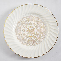 Vintage SHEFFIELD Bone White China Zodiac Calendar 1967 Collectors Plate - £23.73 GBP