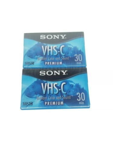 Sony VHS-C Premium Camcorder Tapes, 2 Pack, 30 Minutes, - $7.50