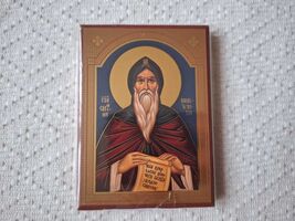 Handmade Serbian Orthodox Icon of St Simeon Mirotocivi - 10x8 cm (3.9x3.... - $25.00