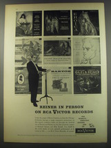 1956 RCA Victor Records Advertisement - Fritz Reiner - $18.49