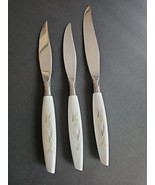 Mode Danish Stainless Sheffield England Knife Set of 3 Golden Wheat - $22.12 CAD