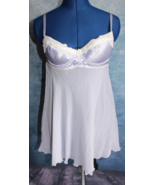 Gilligan &amp; O&#39;Malley Lavender Chemise With Lightly Padded Top ~M~ - £9.57 GBP