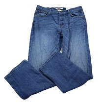 Tommy Hilfiger Pants Mens 36 Blue Straight Mid Rise Magnetic Slit Elastic Waist - $29.68