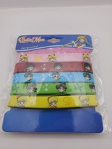 Sailor Moon PVC Wristband Set Of 5 Anime Licensed NEW - £10.07 GBP