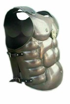 Medieval Roman Greek Muscle Body Armor 18Guage Antique Copper Finish Costume - £164.94 GBP