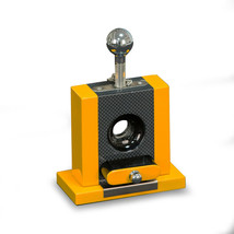 Bey-Berk Cigar Cutter W/Drawer Yellow &amp; Carbon Fiber Color - £97.48 GBP