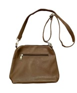 Brown Faux Leather Shoulder Crossbody Bag Purse 10x12x3 in - $12.00