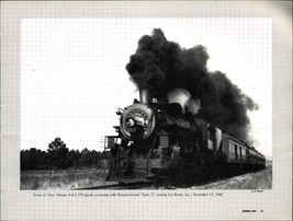 Vintage Train Picture Texas &amp; New Orleans 4-4-2 276 Train 25 Locomotive - £14.49 GBP