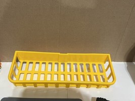 Vtg Yellow Storage Basket for Fisher Price Fun w Play Food Kitchen 1987 ... - £10.29 GBP