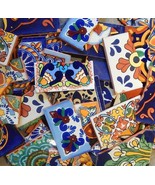 Broken Mexican Talavera Tiles Set Bulk Mosaic 10 pounds - $1,599.23 MXN