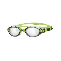 Zoggs Predator Flex Titanium Reactor Swimming Goggles - Black/Green  - $57.00