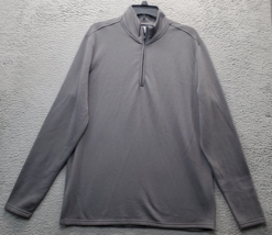 Weatherproof Vintage Activewear Shirt Men Large Gray Long Sleeve Stretch... - $19.17
