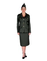 Women&#39;s WWI Army Uniform Theater Costume Large Army Green - £225.24 GBP