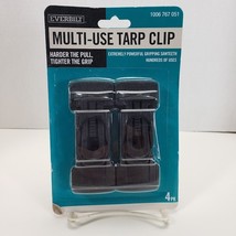 Everbilt Multi-Use Tarp Clip (4 Pack)  Harder the Pull, Tighter the Grip 767 051 - £8.14 GBP