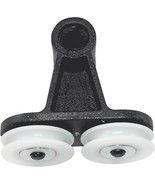 FilterMee Lateral Angle Shower Door Roller Assembly, Black and White, 5.... - $17.86