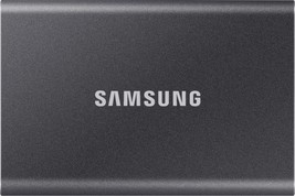 Samsung - T7 2TB External USB 3.2 Gen 2 Portable SSD with Hardware Encryption... - $314.99