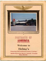 Helma&#39;s Old Fashioned Country Cooking Menu Knoxville Tennessee 1990&#39;s - $17.82