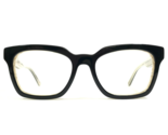 L.A.M.B Eyeglasses Frames LA043 BLK Black Ivory Square Full Rim 53-18-140 - $37.18
