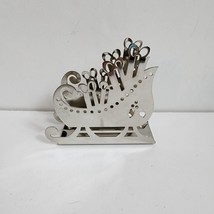 Home For The Holidays Christmas Santa&#39;s Sleigh Napkin Holder - £6.11 GBP