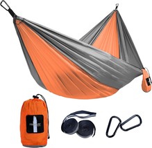 Ultimate Freeway Portable Camping Hammock Double &amp; Single Hammock With 2... - £28.51 GBP