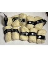 Spinnerin Frostlon Petite mohair blend yarn, Ivory, lot of 10 (1 oz) Skeins - $657.38 MXN