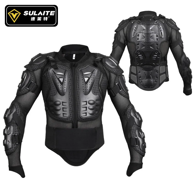 SULAITE Motorcycle Body Armor Full Body Racing Moto Jacket Neck Protecti... - $61.34+