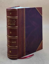 History of the town of Claremont, New Hampshire, for a period of [Leather Bound] - £145.02 GBP