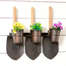 Flower Plant Display Storage Rack Wall Mounted Garden Tools - £41.46 GBP