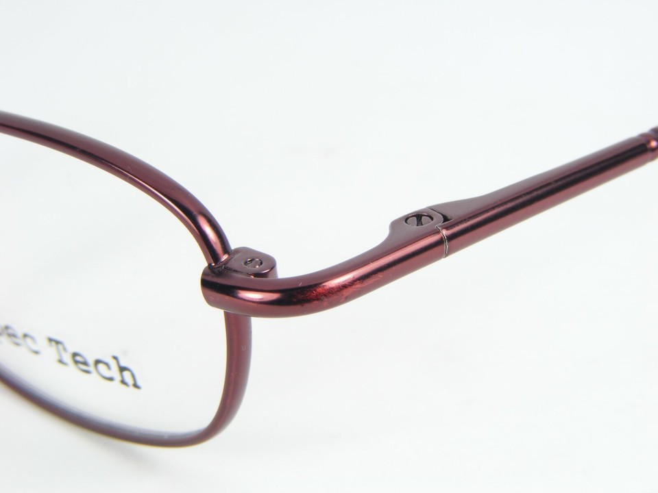 NEW Spec Tech EMBASSY BURGUNDY EYEGLASSES GLASSES METAL FRAME 47-19-135mm Item image 3