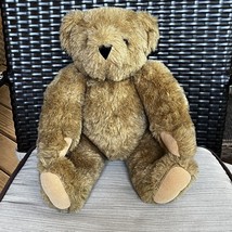 The Vermont Teddy Bear Company Brown Jointed 16” Plush Bear USA Stuffed Animal - £9.34 GBP