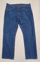 Eddie Bauer 38x31 Classic Fit Medium Wash Specially Dyed Jeans Straight Leg EUC - £21.31 GBP