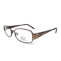 South Hampton SH 908 BR Brille Rahmen Brown Gold Rechteckig 52-16-135 - $16.71