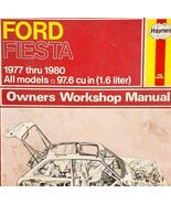 Ford Fiesta Haynes Owner Workshop Repair Manual 1977-1980 Vintage PB BKBX10 - $69.67 CAD