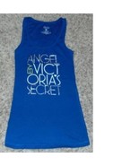 Womens Pajamas Tank Top Victoria&#39;s Secret Blue Sleeveless-size M - £13.23 GBP