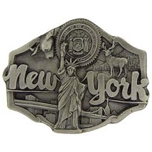 New York with Liberty Pin Pewter 1&quot; - £14.52 GBP