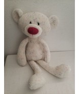 Gund Toothpick Confetti Bear 6061451 Plush Stuffed Animal White Purple Nose - £21.71 GBP