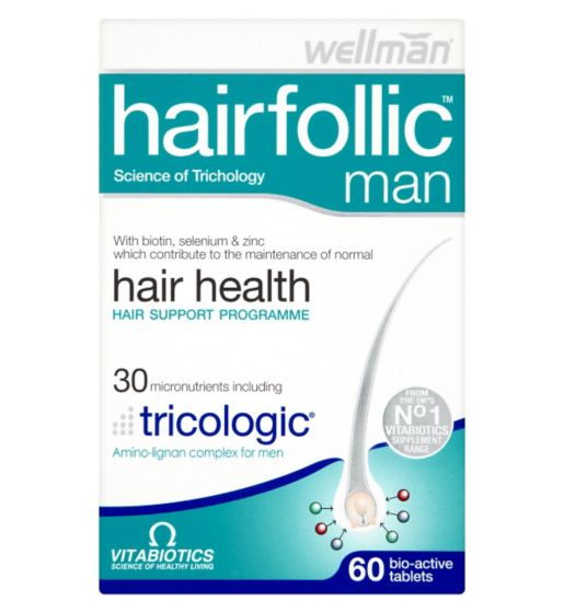 Primary image for Vitabiotics Hairfollic Man 60 Bio-Active Tablets
