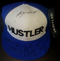 LARRY FLYNT SIGNED OFFICIAL HUSTLER CAP + KAGNEY LINN KARTER MISSY STONE... - £273.32 GBP