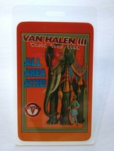 Van Halen III Backstage Pass Original Hard Rock Music Concert Event 1998... - $19.79