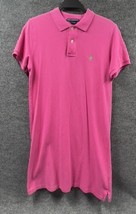 Ralph Lauren Sport Polo Dress Womens Large Pink Brown Pony Casual Preppy... - $29.60