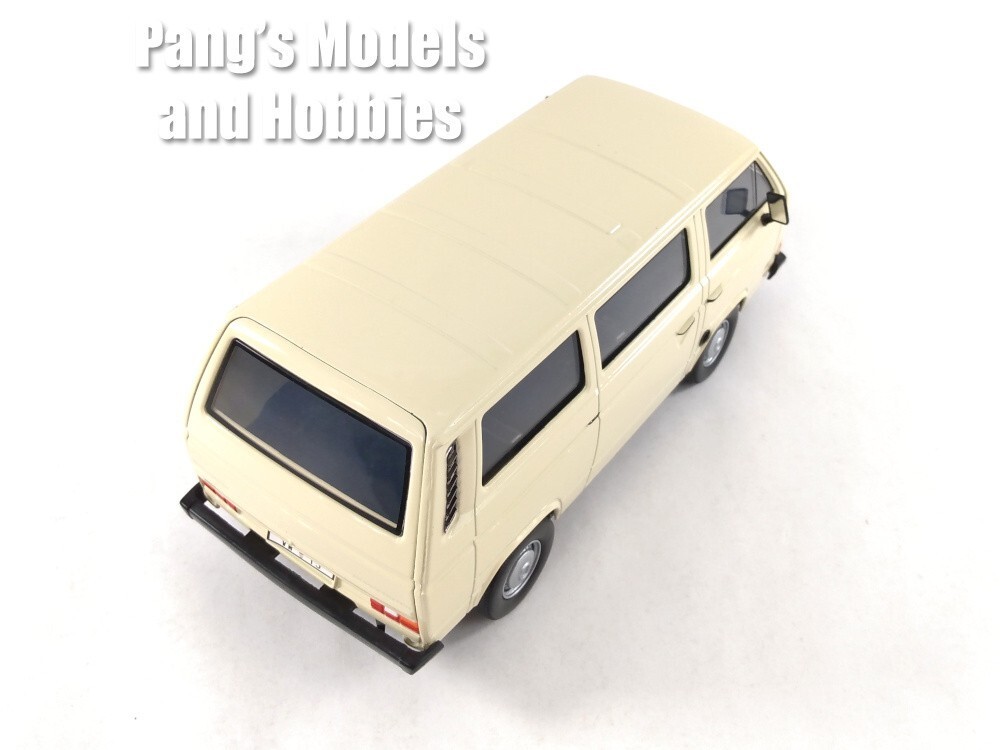 1981 Volkswagen VW T3 Type 2 Bus Van 1/24 Scale Diecast Model - Motormax - WHITE Item image 9