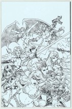 Red Sonja Age of Chaos #1 Alan Quah Pure Pencil Sketch Variant Cover Art 1:50 - £19.46 GBP