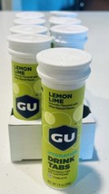 8 GU Energy Hydration Electrolyte Drink Tablets - Lemon Lime - ex 2025 - $51.41