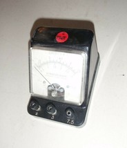Stansi Fisher Table Top Meter Model 654 44249 - 0-7.5 Amperes AC - £15.78 GBP