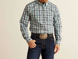 Ariat pro series piers fitted shirt Teal - $40.00
